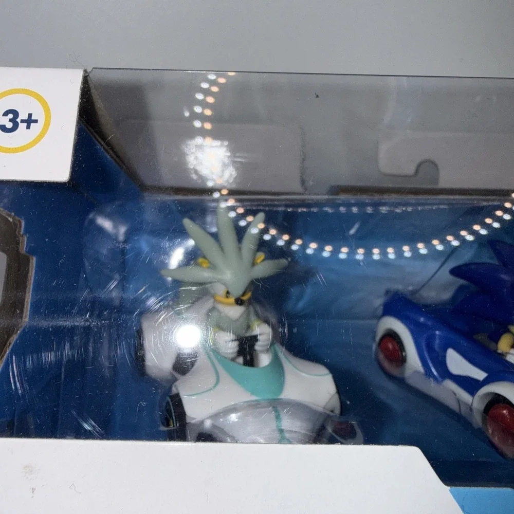 Jakks Sonic The Hedgehog 1:64 DieCast Vehicles 3-Pack Silver, Sonic & Shadow NIB